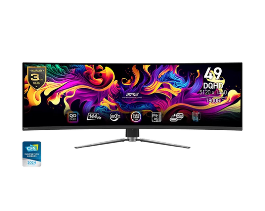 MSI MPG491CQP QD-OLED 49" DQHD 144Hz QD-OLED Gaming Monitor