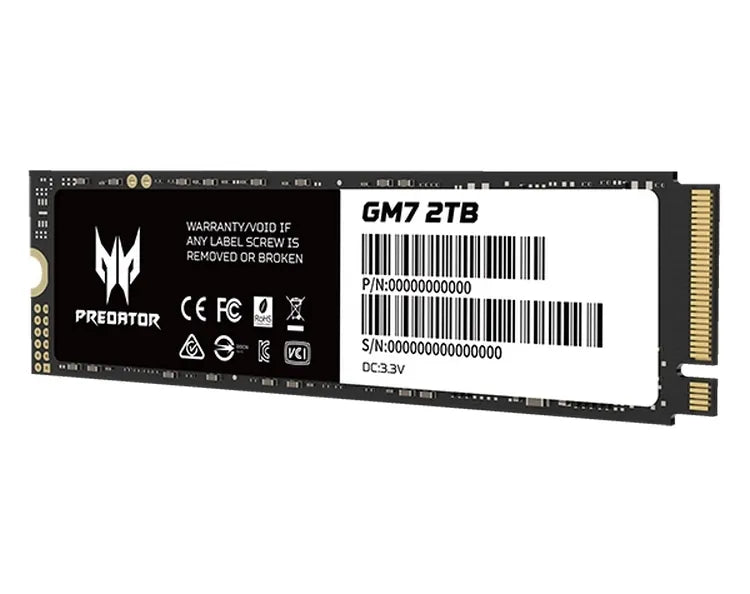 Acer Predator GM7 PCIe 4.0 NVMe M.2 SSD