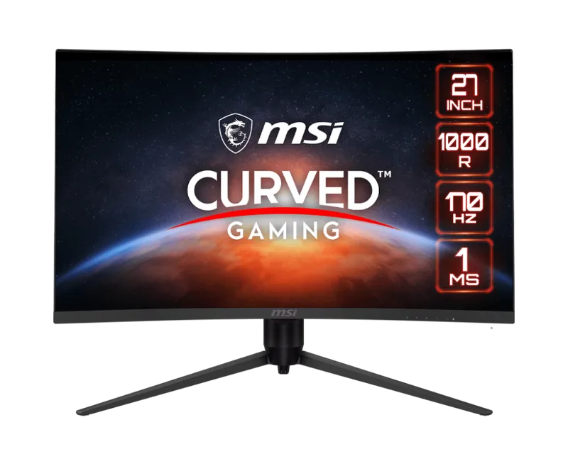 MSI G271CQP E2
27" 2K 170Hz Curved Gaming Monitor
可調升降