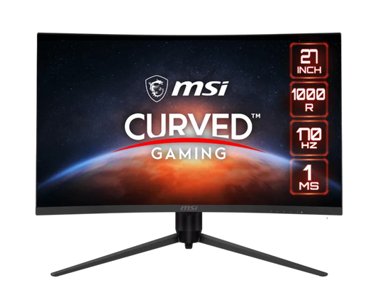 MSI G271CQP E2
27" 2K 170Hz Curved Gaming Monitor
可調升降