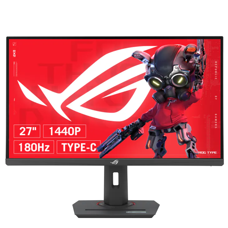 ASUS ROG Strix XG27ACS 電競顯示器 (27吋 / WQHD [2560 x 1440] / 180Hz / Fast IPS / DCI-P3 97% / HDR 400 / FreeSync Premium / G-Sync Compatible / Type-C / 4軸人體工學支架)
