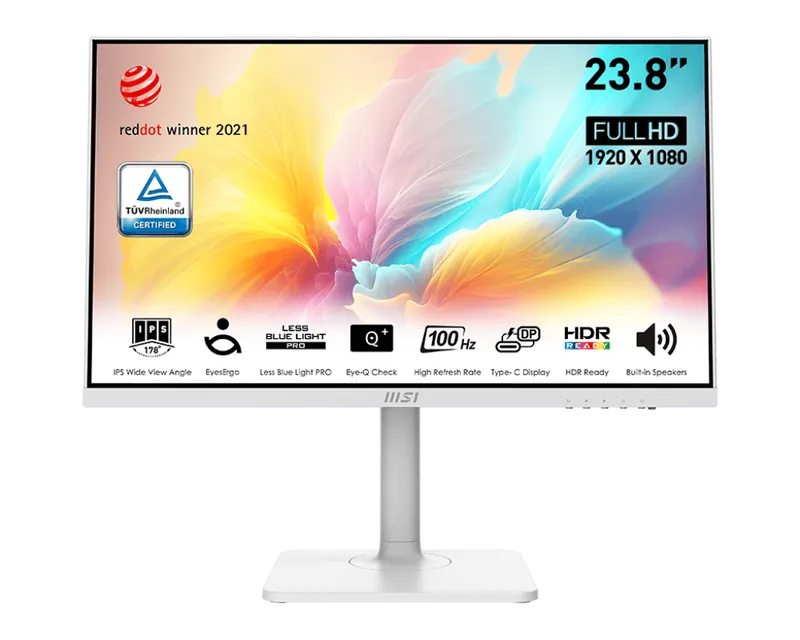 MSI Modern MD2412PW 24" FHD 100Hz with built-in speaker  可90度旋轉 / 可調升降