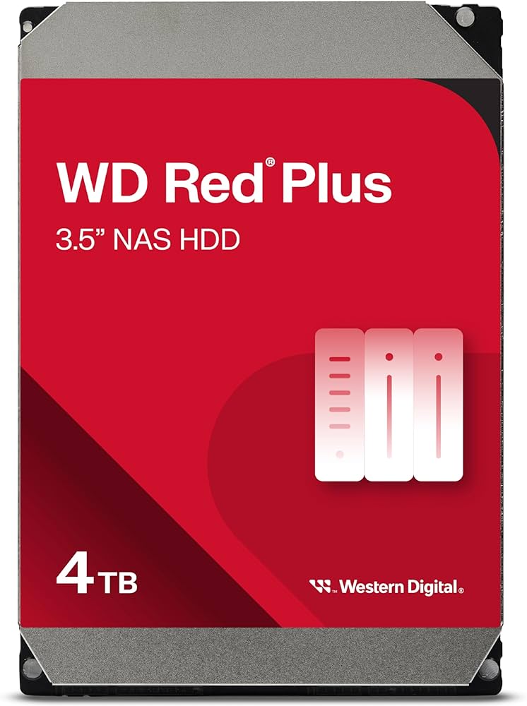 WD Red Plus NAS SATA3 5400rpm 3.5-inch