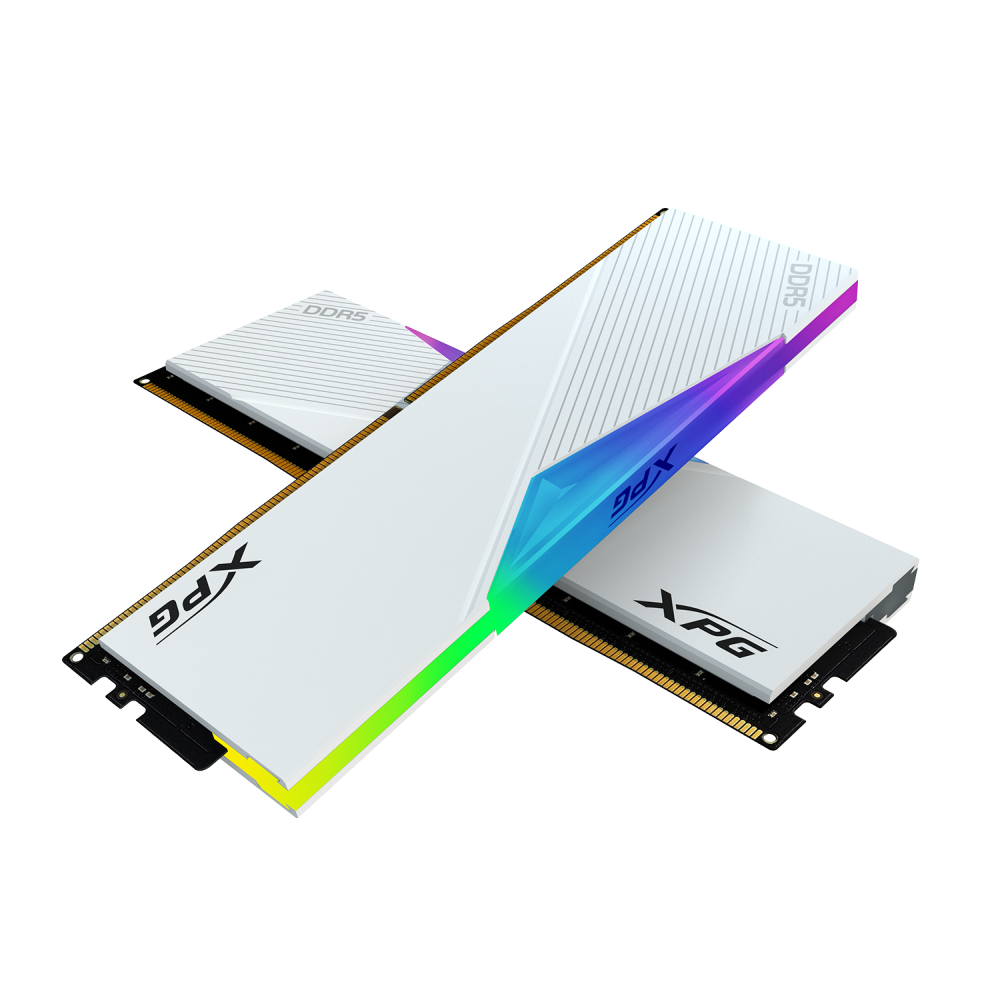 Adata Lancer RGB DDR5 (5600mhz/6000mhz/6400mhz/7200mhz) (Black/White) - SevenTwentyOne