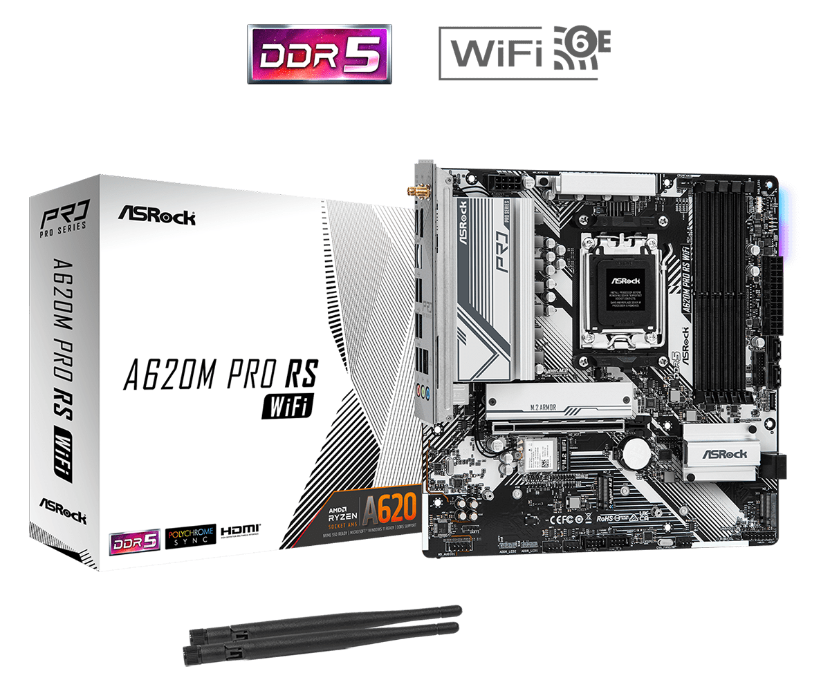 Asrock A620M PRO RS WIFI