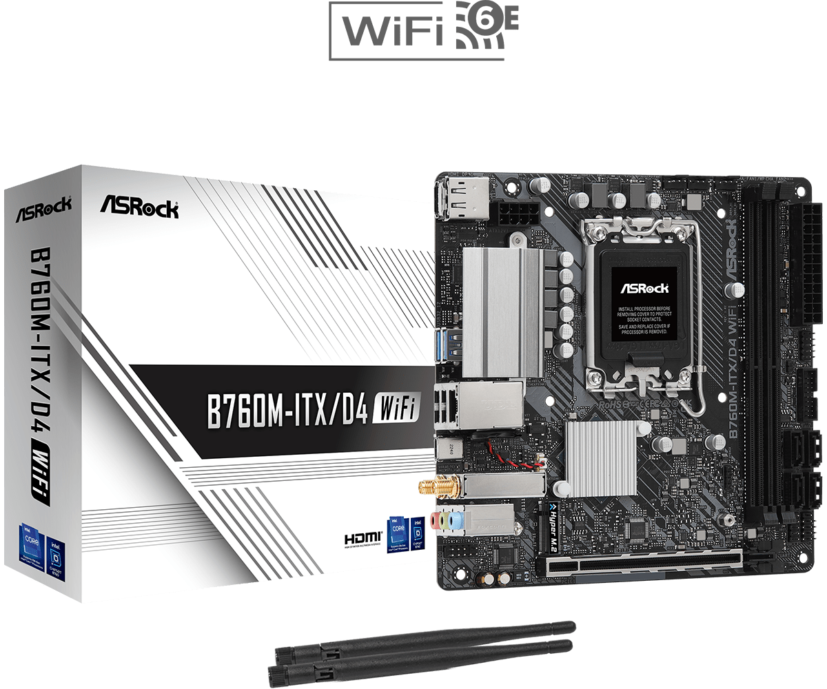 Asrock B760M-ITX/D4 WIFI