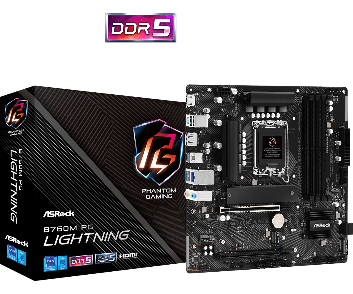 Asrock B760M PG LIGHTNING D5