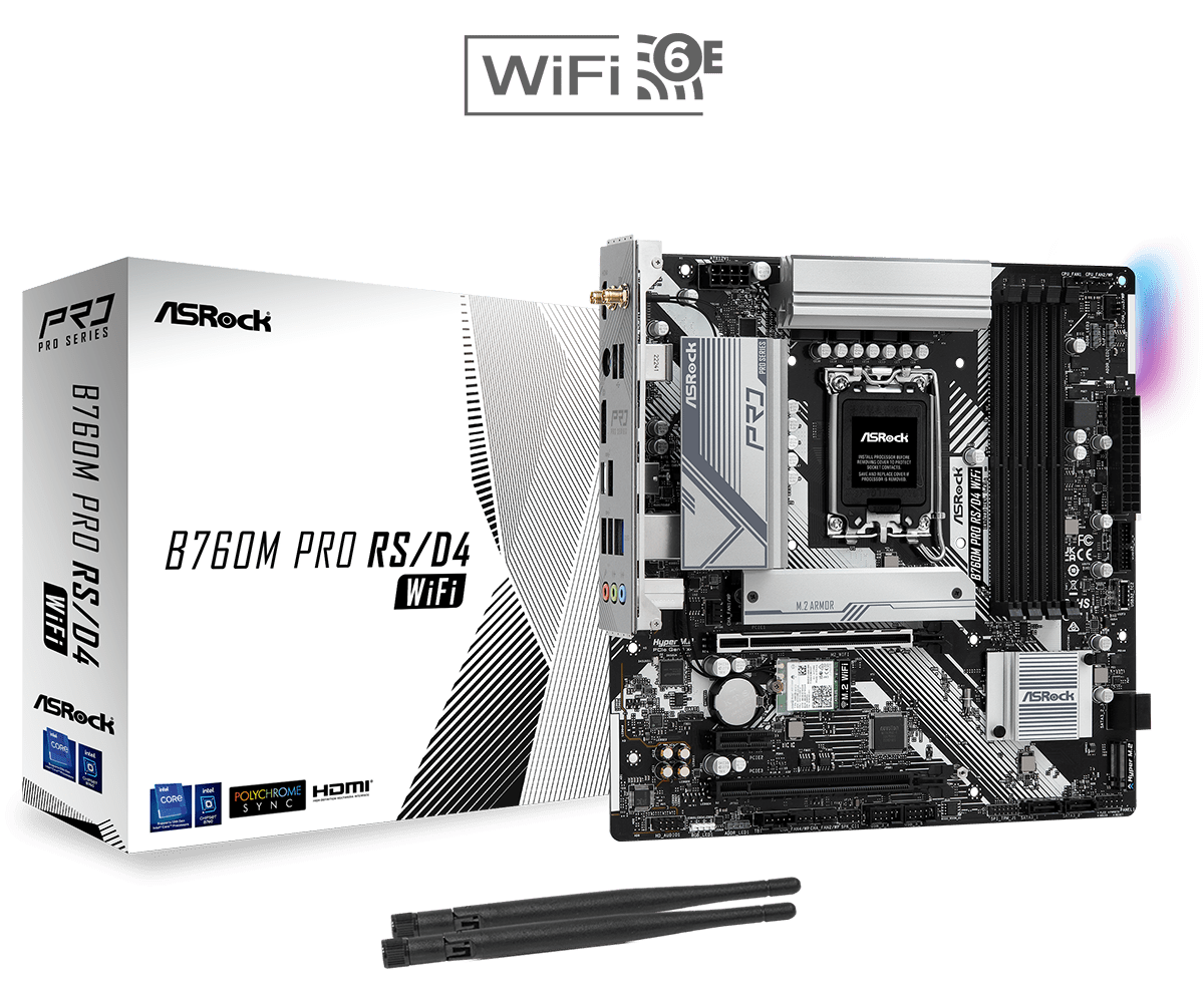 Asrock B760M PRO RS/D4 WIFI