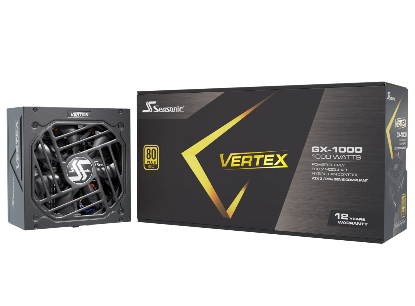 Seasonic Vertex GX 1000w ATX3.0 PCIe5.0 80 plus Gold Fully Modular