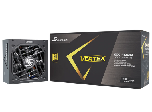 Seasonic Vertex GX 1000w ATX3.0 PCIe5.0 80 plus Gold Fully Modular