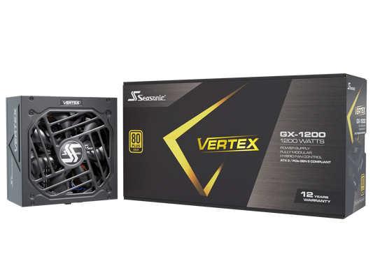 Seasonic Vertex GX 1200w ATX3.0 PCIe5.0 80 plus Gold Fully Modular