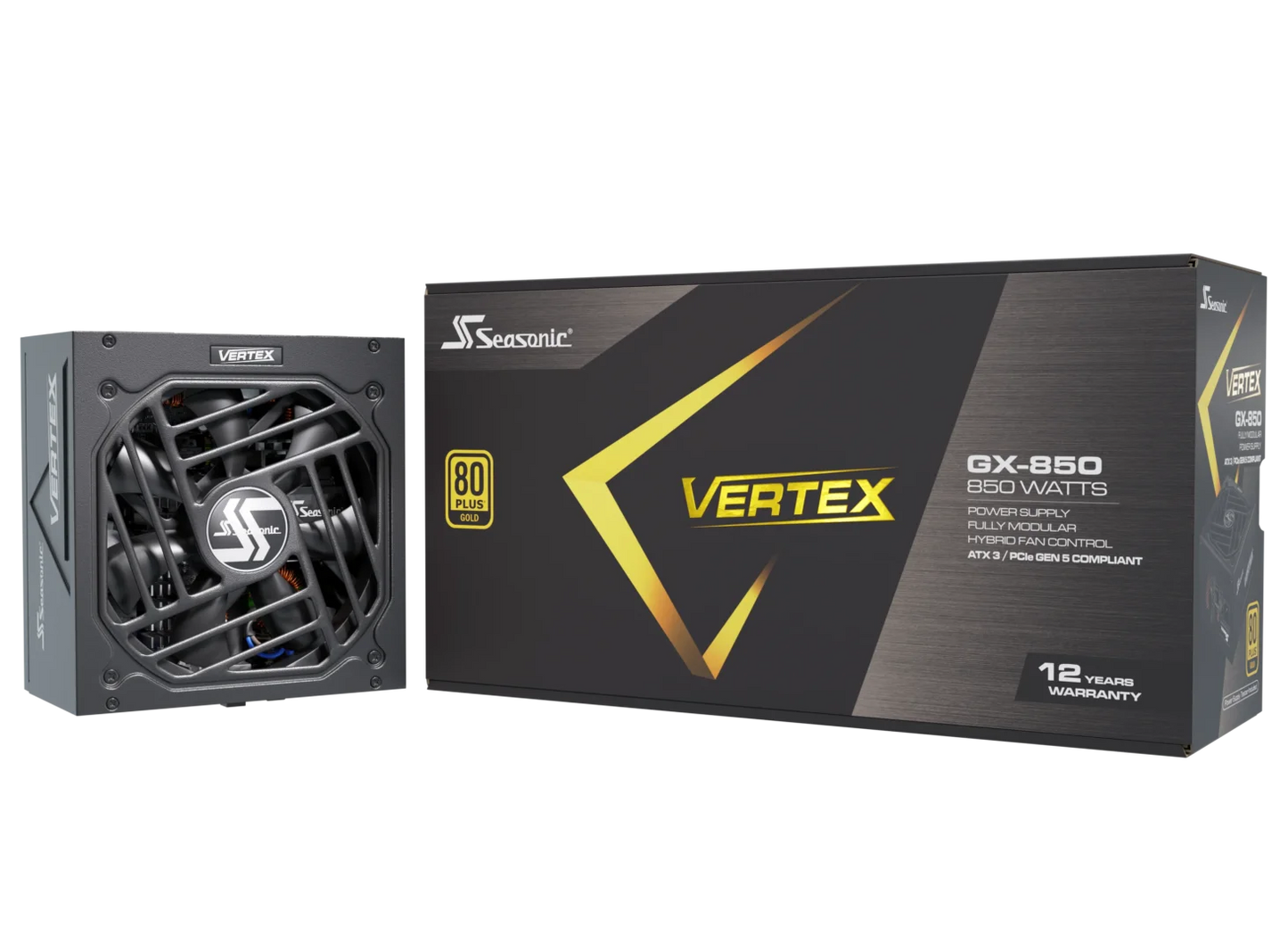 Seasonic Vertex GX 850w ATX3.0 PCIe5.0 80 plus Gold Fully Modular