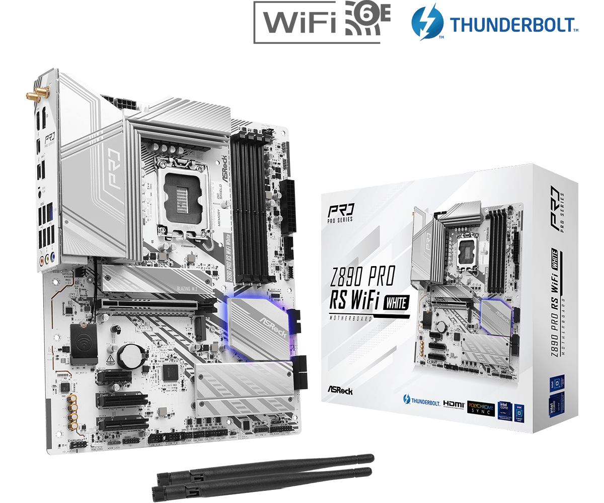 Asrock Z890 Pro RS WiFi White