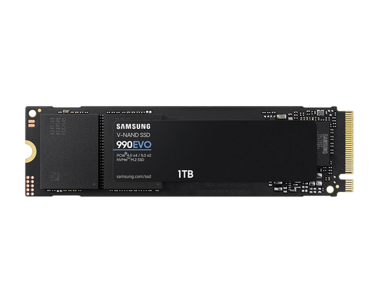 Samsung 990 EVO PCIe 4.0 x4 (PCIe 5.0 x2)  NVMe M.2 SSD