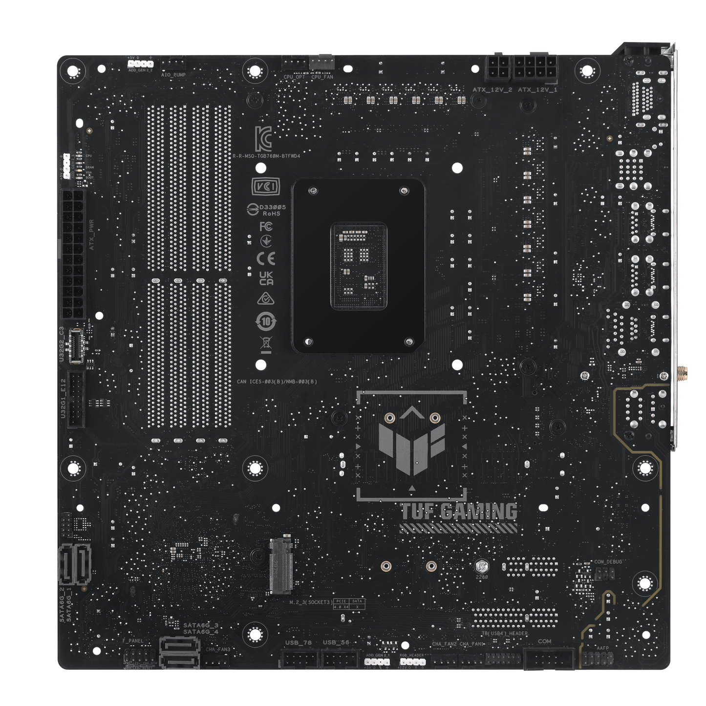 ASUS TUF GAMING B760M-BTF WIFI DDR4 (背插主板)