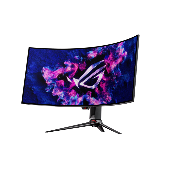 ASUS ROG Swift PG39WCDM 39-inch (3440x1440) curved OLED panel, 240 Hz (above 144Hz), 0.03 ms, G-SYNC® compatible, custom heatsink, uniform brightness, ROG Smart KVM, 90 W Type-C, ASUS DisplayWidget Center