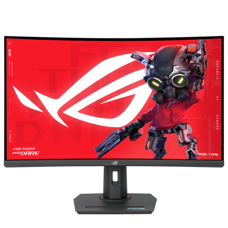 ASUS ROG Strix XG32WCMS 32-inch (31.5 viewable) 2560x1440, Curved, 280Hz (Above 144Hz), 1ms (GTG), Fast VA, Extreme Low Motion Blur Sync, USB Type-C, DisplayWidget Center, tripod socket, HDR