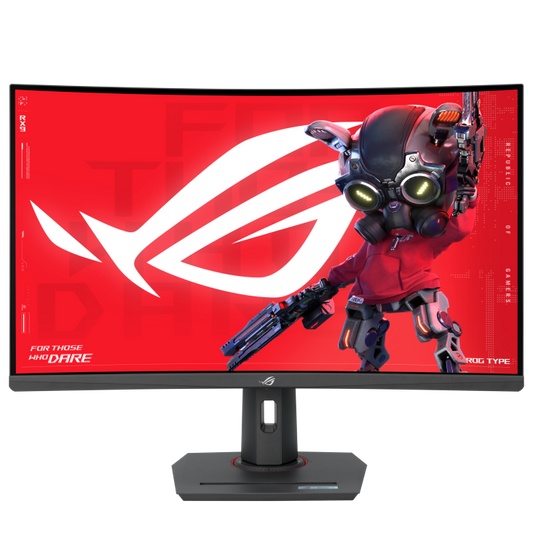 ASUS ROG Strix XG32WCMS 32-inch (31.5 viewable) 2560x1440, Curved, 280Hz (Above 144Hz), 1ms (GTG), Fast VA, Extreme Low Motion Blur Sync, USB Type-C, DisplayWidget Center, tripod socket, HDR