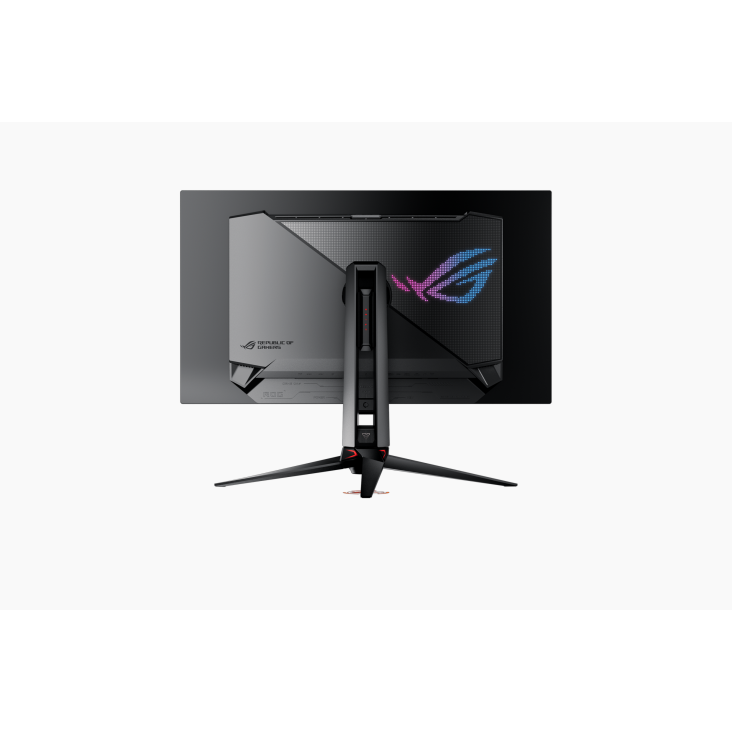 ASUS ROG Swift PG32UCDM 32 吋 (31.5 吋可視)、4K (3840 x 2160) QD-OLED、240 Hz、0.03 ms(GTG) 反應時間、G-SYNC® 相容、特製散熱技術、石墨烯薄膜、均勻亮度、99% DCI-P3、真實 10 位元色彩、90 W Type-C® 及 ASUS DisplayWidget Cente