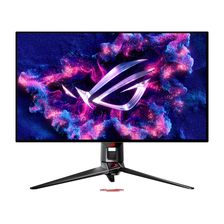 ASUS ROG Swift PG32UCDM 32 吋 (31.5 吋可視)、4K (3840 x 2160) QD-OLED、240 Hz、0.03 ms(GTG) 反應時間、G-SYNC® 相容、特製散熱技術、石墨烯薄膜、均勻亮度、99% DCI-P3、真實 10 位元色彩、90 W Type-C® 及 ASUS DisplayWidget Cente