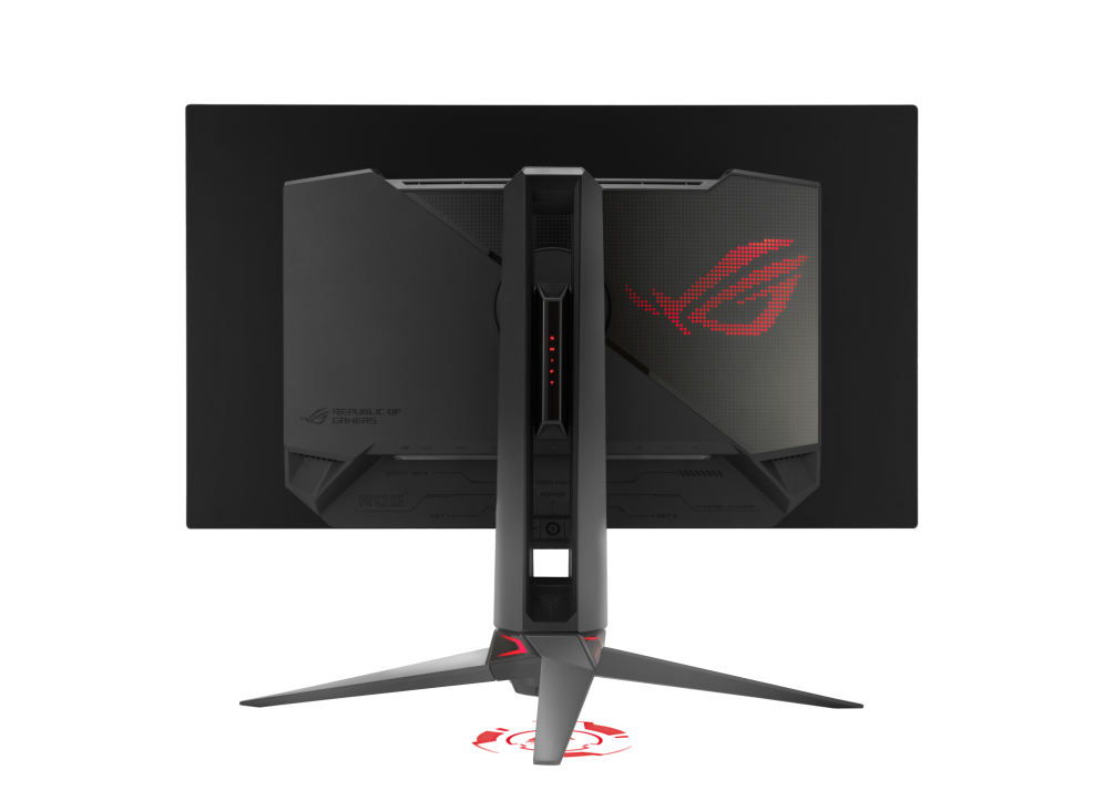 ASUS ROG Swift PG27AQDM 27 吋 (26.5 吋可視) QHD (2560 x 1440) OLED 面板、240 Hz、0.03 ms GTG 反應時間、G-SYNC® 相容、抗眩光微細紋理塗層、特製散熱技術、智慧電壓最佳化、均勻亮度設定、99% DCI-P3、真 10 位元色彩、DisplayWidget Center 及 DisplayPort™ 1.4