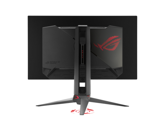 ASUS ROG Swift PG27AQDM 27 吋 (26.5 吋可視) QHD (2560 x 1440) OLED 面板、240 Hz、0.03 ms GTG 反應時間、G-SYNC® 相容、抗眩光微細紋理塗層、特製散熱技術、智慧電壓最佳化、均勻亮度設定、99% DCI-P3、真 10 位元色彩、DisplayWidget Center 及 DisplayPort™ 1.4