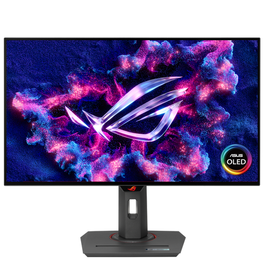 ASUS ROG Strix XG27AQDMG 27吋 (26.5 吋可視) 1440p 鏡面 WOLED 面板、240 Hz、0.03 ms、特製散熱技術、OLED 防閃爍、ASUS OLED Care、均勻亮度、G-SYNC® 相容、99% DCI-P3 和 DisplayWidget Center