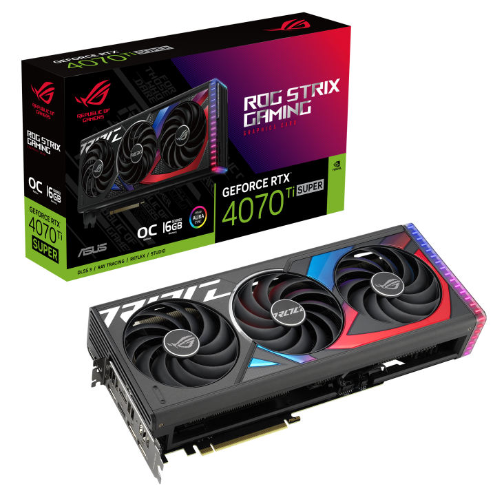 ASUS ROG STRIX RTX4070 Ti SUPER O16G GAMING