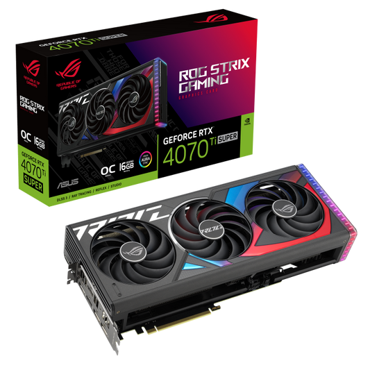 ASUS ROG STRIX RTX4070 Ti SUPER O16G GAMING