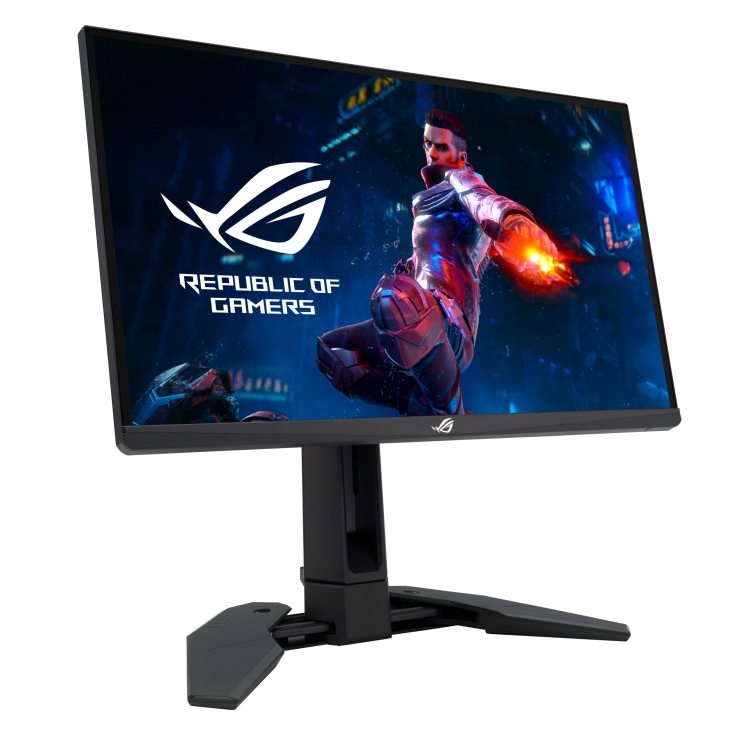 ASUS ROG Swift Pro PG248QP NVIDIA® G-SYNC® esports gaming monitor ― 24.1-inch FHD, 540 Hz overclocked (above 360Hz), Esports-TN panel, NVIDIA® Reflex Analyzer, ULMB 2, adjustable base, ESS codec, DisplayHDR™ 400