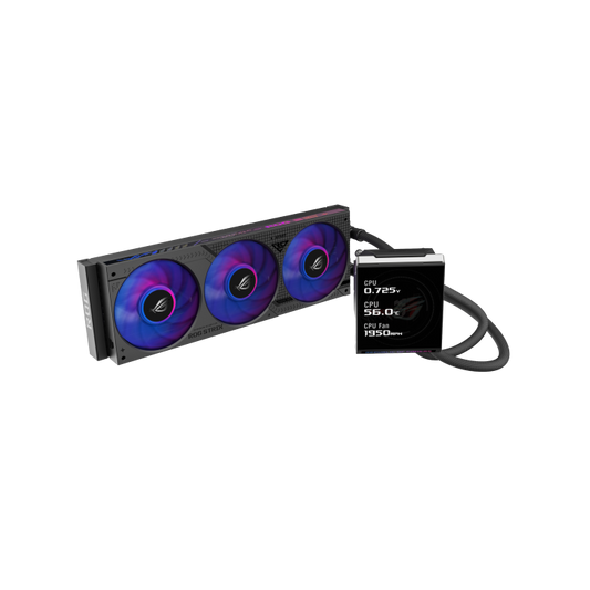ASUS ROG Strix LC IV 360 ARGB LCD 黑色/白色