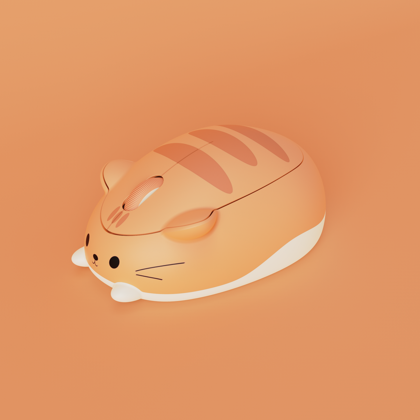 Akko Cat Theme Mouse - Orange KAT
Akko 無綫橙貓滑鼠