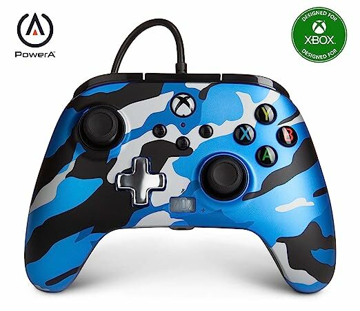 PowerA XBX ENWIRED CONTROLLER BLUE CAMO