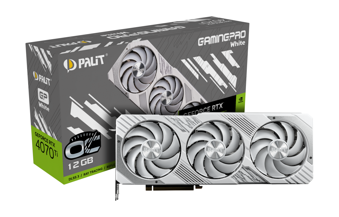 PALIT RTX 4070 Ti GamingPro White OC 12GB