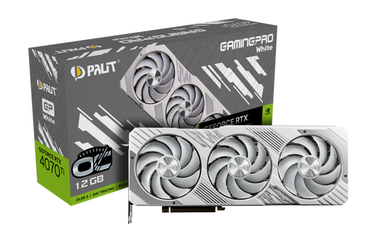 PALIT RTX 4070 Ti GamingPro White OC 12GB