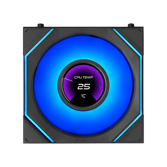 LIAN LI UNI FAN SL INFINITY FLEX LCD Reverse Blade 120積木風扇（一/三組）