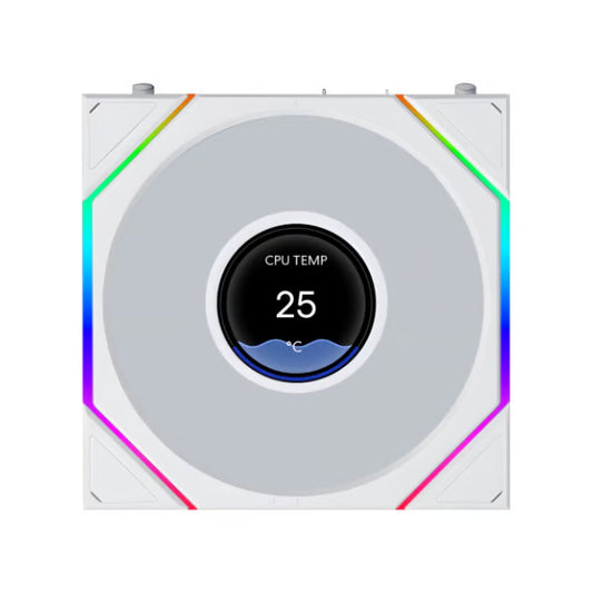 LIAN LI UNI FAN SL INFINITY FLEX LCD Reverse Blade 120積木風扇（一/三組）