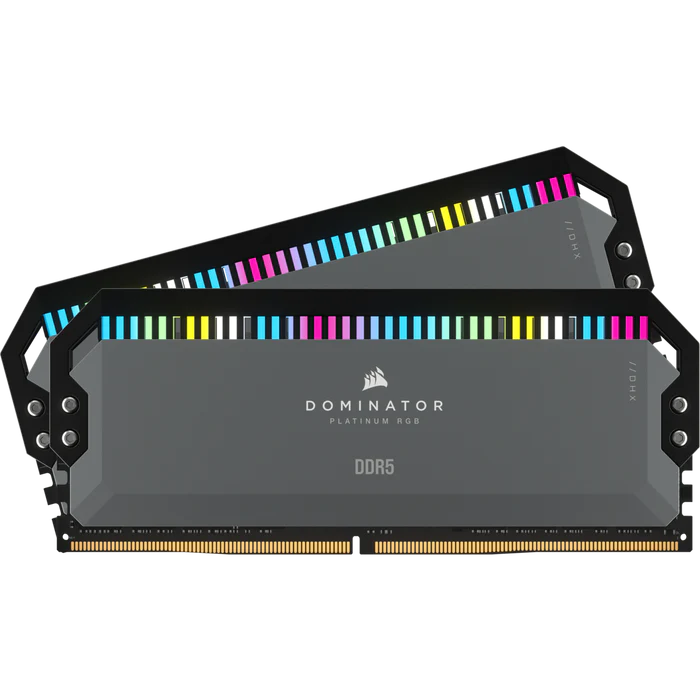 Corsair DOMINATOR PLATINUM RGB DDR5 (5600mhz/6200mhz/6400mhz/7200mhz) (Black/White)