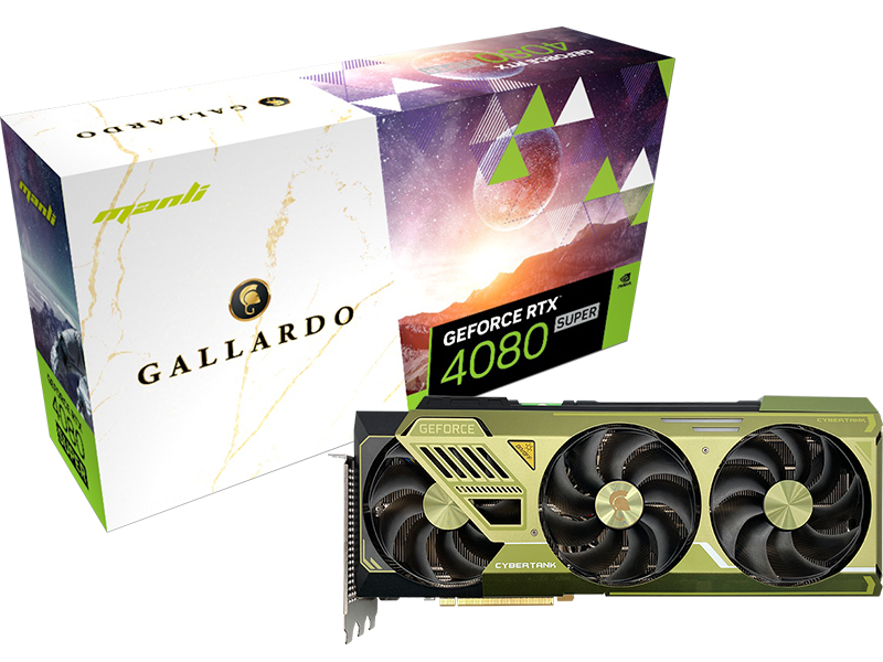 Manli Geforce RTX4080 SUPER 16GB GDDR6X Triple Cooler Gallardo series