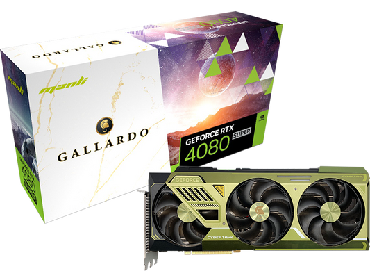 Manli Geforce RTX4080 SUPER 16GB GDDR6X Triple Cooler Gallardo series