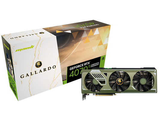 Manli Geforce RTX4070 Ti SUPER 16GB GDDR6X Triple Cooler Gallardo series