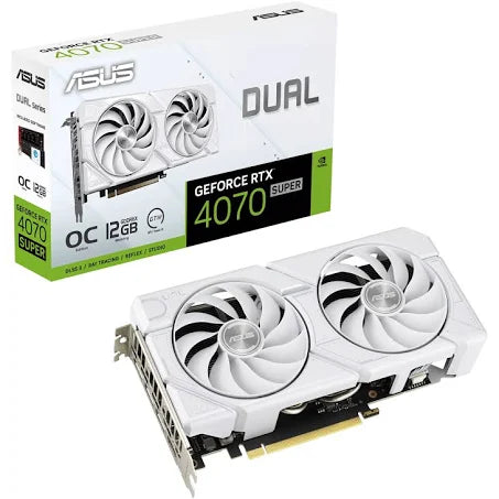 ASUS DUAL RTX4070 SUPER O12G EVO WHITE