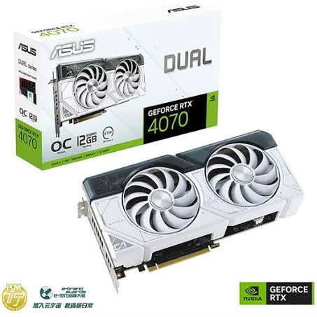 ASUS DUAL RTX4070 O12G WHITE