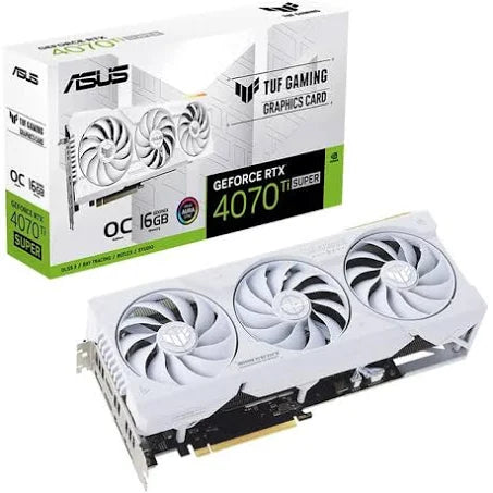 ASUS TUF RTX4070 Ti SUPER O16G WHITE GAMING