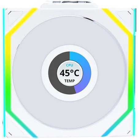 LIAN LI UNI FAN R12SL 120MM LCD WIRELESS 反向葉片