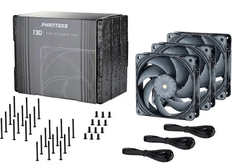 Phanteks T30 120 PWM TRIPLE-MODE PREMIUM FAN（一/三組）