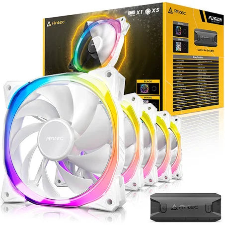 Antec FUSION 120 ARGB White 5 Fan kit