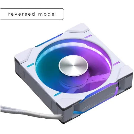 Phanteks D30 120MM/140MM PWM FAN, REVERSED AIRFLOW, DRGB BLACK/WHITE（一/三組） - SevenTwentyOne