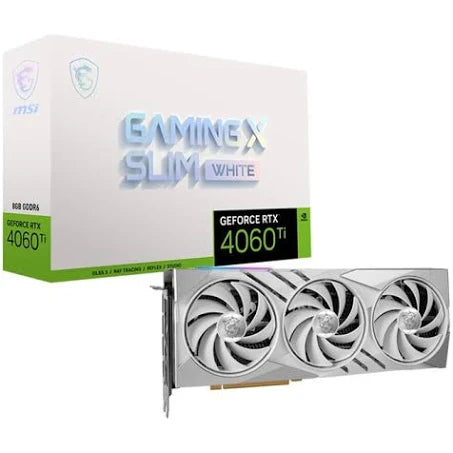 MSI RTX 4060 Ti GAMING X SLIM 16G WHITE