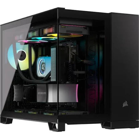 Corsair 2500X ICUE LINK Tempered Glass mATX Mid Tower